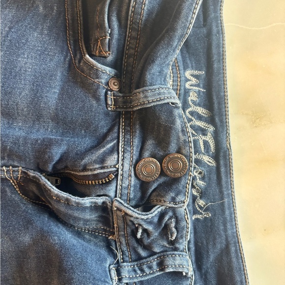 Wallflower Blue Skinny Jeans with Stretchy Fit - Picture 2 of 4